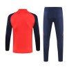 Sudadera De Entrenamiento Manchester United Cremallera De Cuarto 2024-25 Roja - Hombre